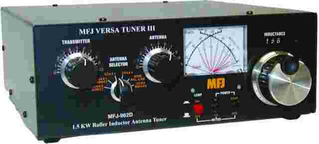 Тюнер антенный MFJ-962 (1 - 30 МГц, до 1500 Вт, ручной)