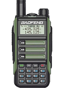 Портативная радиостанция Baofeng UV-16 PRO зелёный  / 1800мАч ( 136-174 / 400-480) МГц /  128 кан. /  5 Вт
