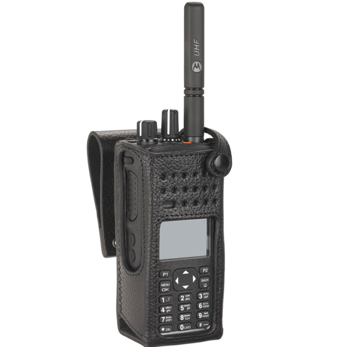 Чехол MOTOROLA TRBO PMLN5846 из жесткой кожи для р/ст с дисплеем с креплением 3