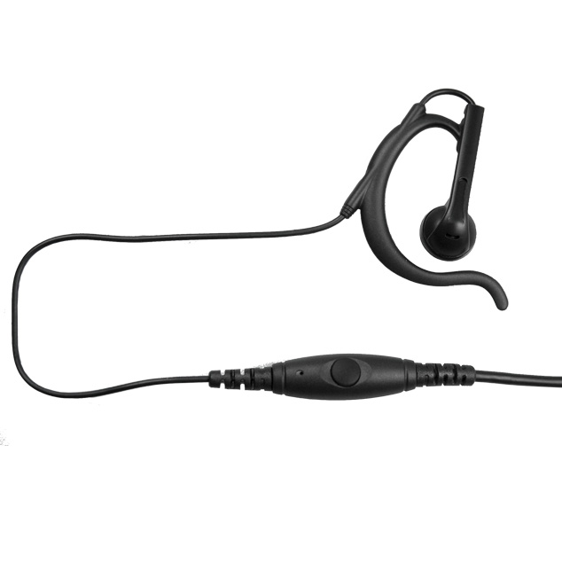 Микрофон JD-1102EH5 (гарнитура с заушиной для радиостанций KENWOOD, Байкал, Круиз)