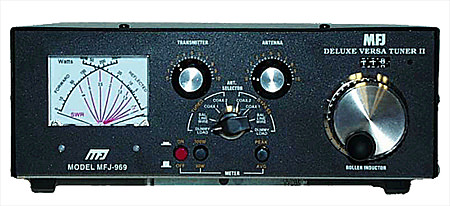 Тюнер антенный MFJ-969 (1 - 60МГц, до 300Вт, ручной))