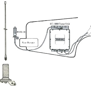 Антенна автомобильная Yaesu YA-007