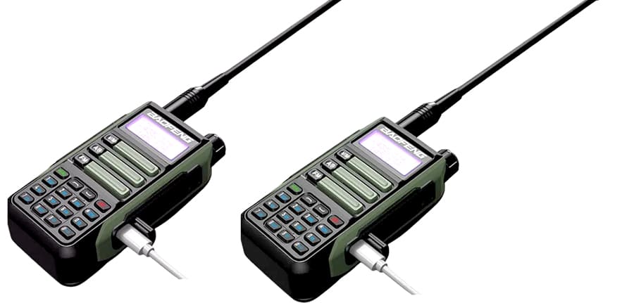 baofeng uv-16 pro зелёная рация в комплекте 2шт