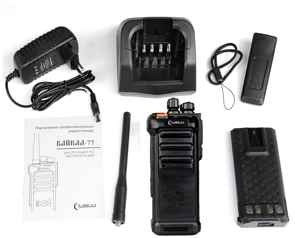Рация Байкал 77 136-174 МГц DMR AES256 чёрная
