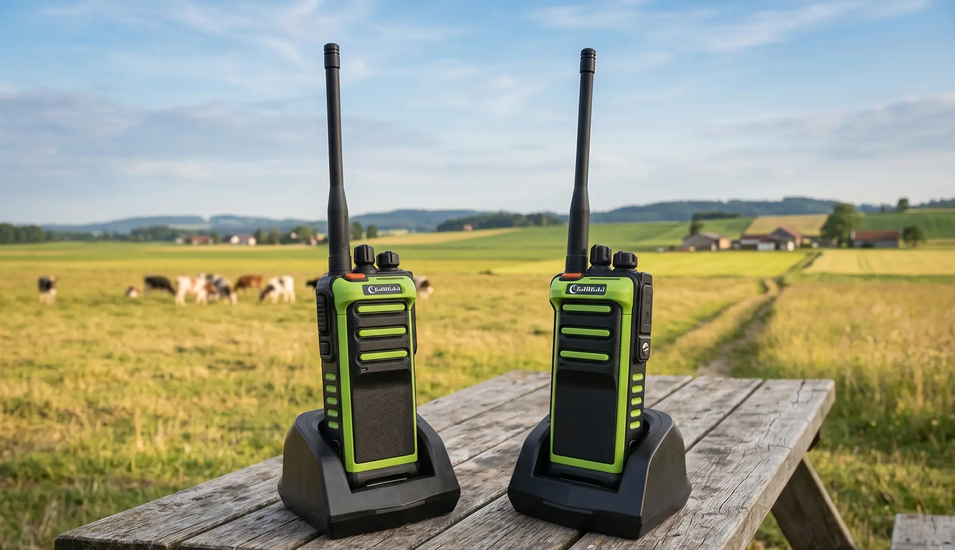 Байкал 77 DMR зелёная рация портативная