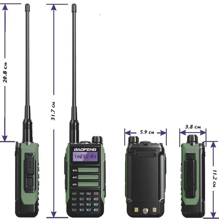 baofeng uv-16 pro зеленая