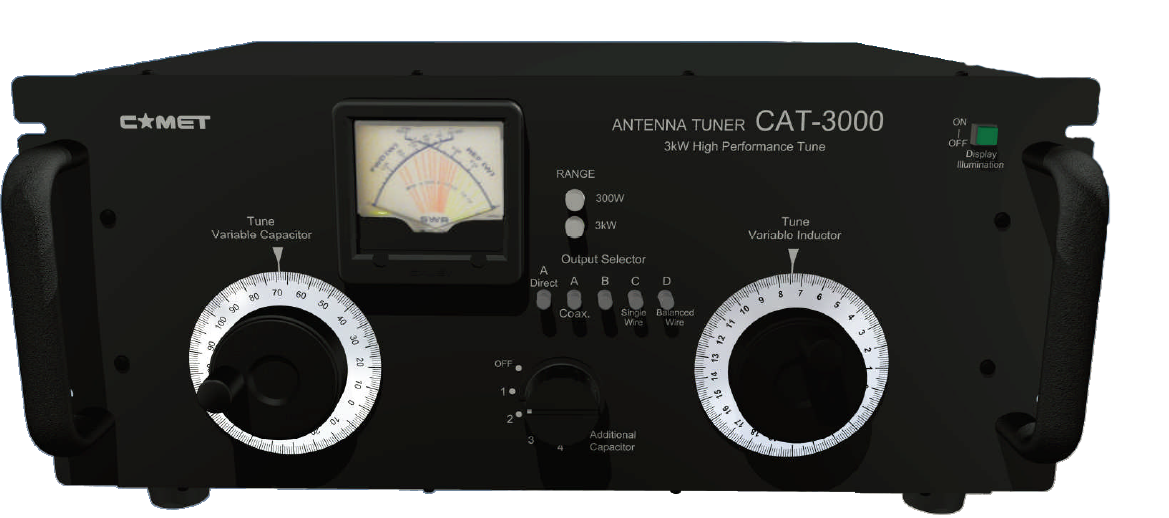 Тюнер антенный СОМЕТ САТ3000 1,8-56 МГц, 3000 Вт (ручной)