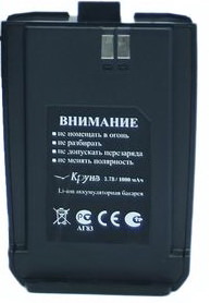 Батарея аккумуляторная для радиостанции  КРУИЗ-77 Li-ion 1000мАч