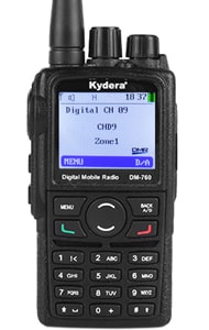 Портативная цифро-аналоговая радиостанция KYDERA DM-760 UHF(400-470МГц), 2000 мАч