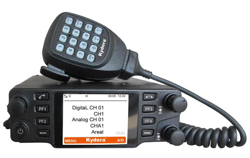 Базово-мобильная цифро-аналоговая радиостанция KYDERA CDM-550H (400-480МГц) 50Вт