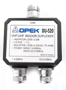 Дуплексер OPEK DU-520A HF (1.3-60 Мгц) / UHF (125-470 Мгц)