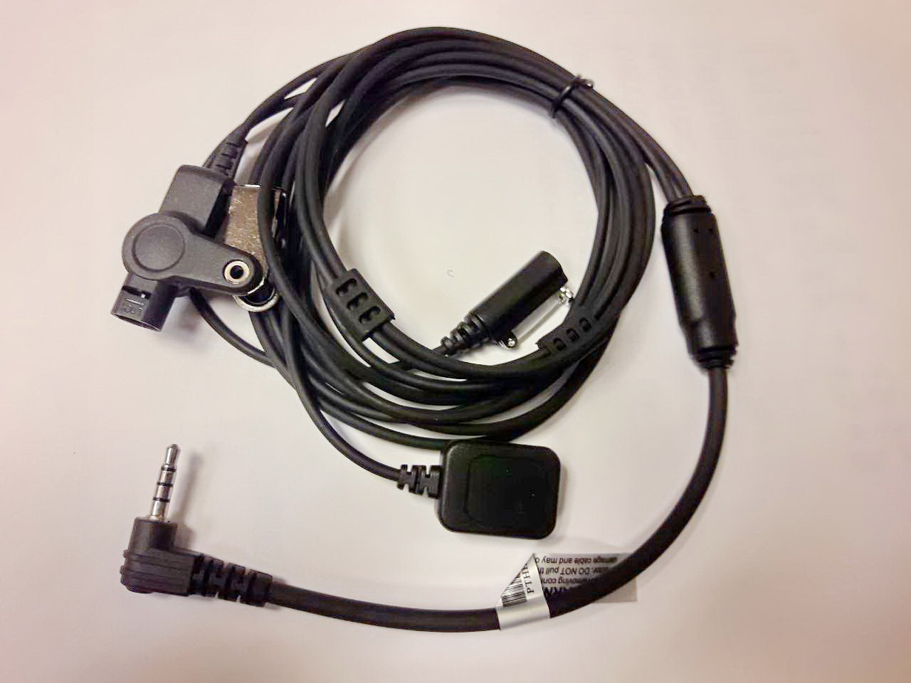 Микрофон БАЙКАЛ PTE-885V01 (гарнитура трехпроводная с прозрачным звуководом YAESU)